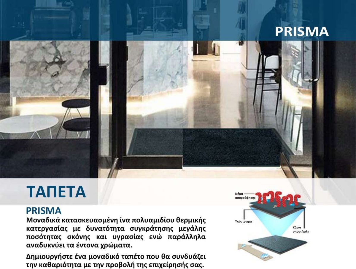 Πατάκι Τάπητας Εξωτερικου και εσωτερικου χωρου με ή Χωρίς λογοτυπο Prisma ΚΩΔ.2370 - Image 5