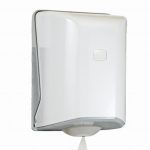 Συσκευή για χειροπετσέτα ρολό BOX πλαστική, 22x21x31hcm σε λευκό ή μαύρο χρώμα ΚΩΔ.2729