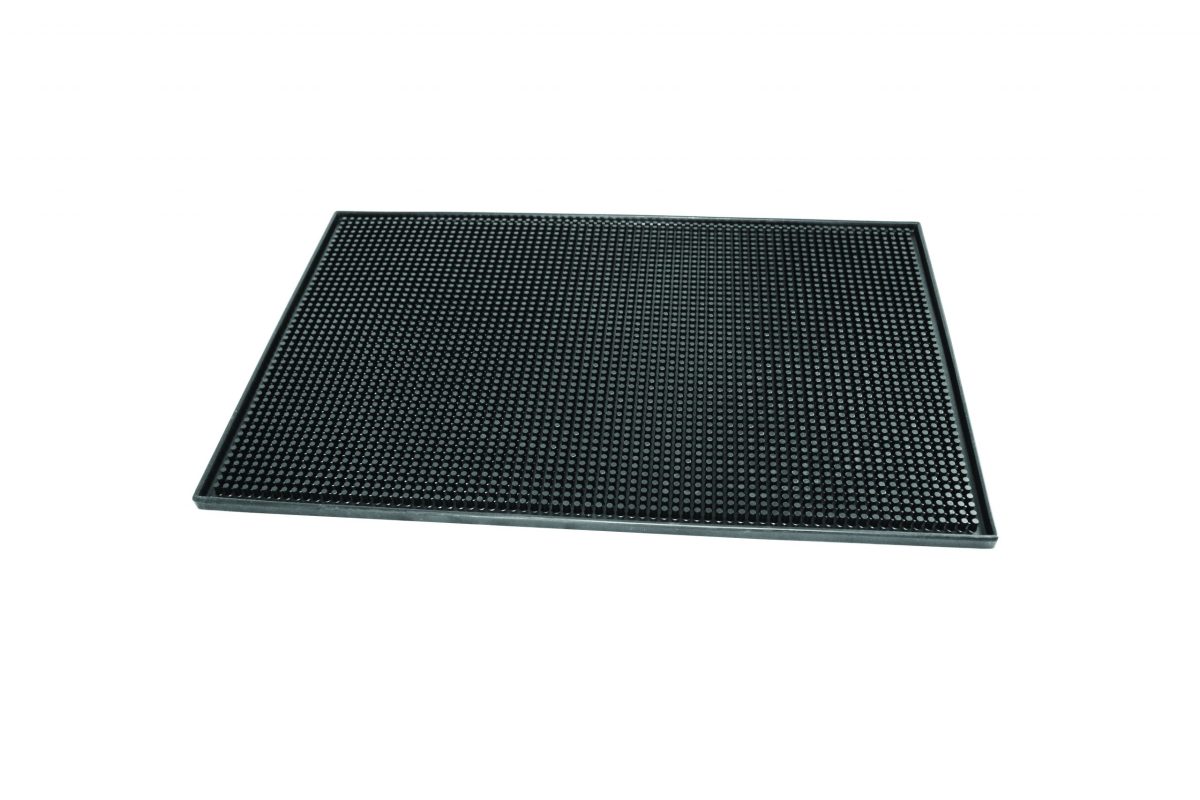 Μπαρ ματ καουτσούκ ορθογώνιο μαύρο 45x30x1,5cm 23-17-598 ΚΩΔ.2990 - Image 2