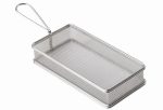 Φριτούρα σερβιρίσματος INOX ορθογώνια 25,5x13,5x4,5hcm 24-05-114 ΚΩΔ.2870 - Image 2
