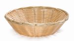Ψωμιέρα στρόγγυλη Polywicker σε καφέ ανοιχτό χρώμα Ø23x7hcm 24-06-000 ΚΩΔ.2882 - Image 2