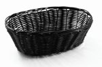 Ψωμιέρα οβάλ Polywicker σε χρώμα μαύρο 25,5x17,5x8hcm 24-06-005 ΚΩΔ.2886 - Image 2