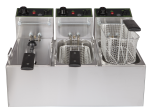 Φριτέζα Επαγγελματική Τριπλη 4+4+4 LT 3Χ2500W FR00325 ΚΩΔ.2787 - Image 2