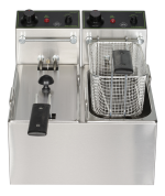 Φριτέζα Επαγγελματική Διπλη 4+4 LT 2Χ2500W FR00220 ΚΩΔ.2786 - Image 2
