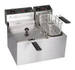 Φριτέζα Επαγγελματική Διπλη 7+4 LT 1Χ3600W + 1X2500W FR00235 ΚΩΔ.2789