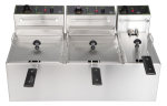 Φριτέζα Επαγγελματική Τριπλη 7+7+4 LT 2X3600W+1Χ2500W FR00360 ΚΩΔ.2792 - Image 2