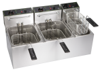 Φριτέζα Επαγγελματική Τριπλη 7+7+4 LT 2X3600W+1Χ2500W FR00360 ΚΩΔ.2792