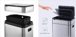 ΚΑΔΟΣ ΙΝΟΧ ΜΕ ΠΟΔΑΡΑΚΙΑ ΚΑΙ ΣΕΝΣΟΡΑ 30L ΚΩΔ.2634 - Image 2