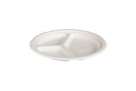 Πιάτο Στρογγυλό BIOLOGIC 3 θέσεων Ø26cm, 400 τεμάχια. ΚΩΔ.2459