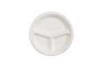 Πιάτο Στρογγυλό BIOLOGIC 3 θέσεων Ø26cm, 400 τεμάχια. ΚΩΔ.2459 - Image 2