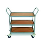 Ξύλινο service trolley 2 και 3 ραφιών. ΚΩΔ.2056 - Image 2