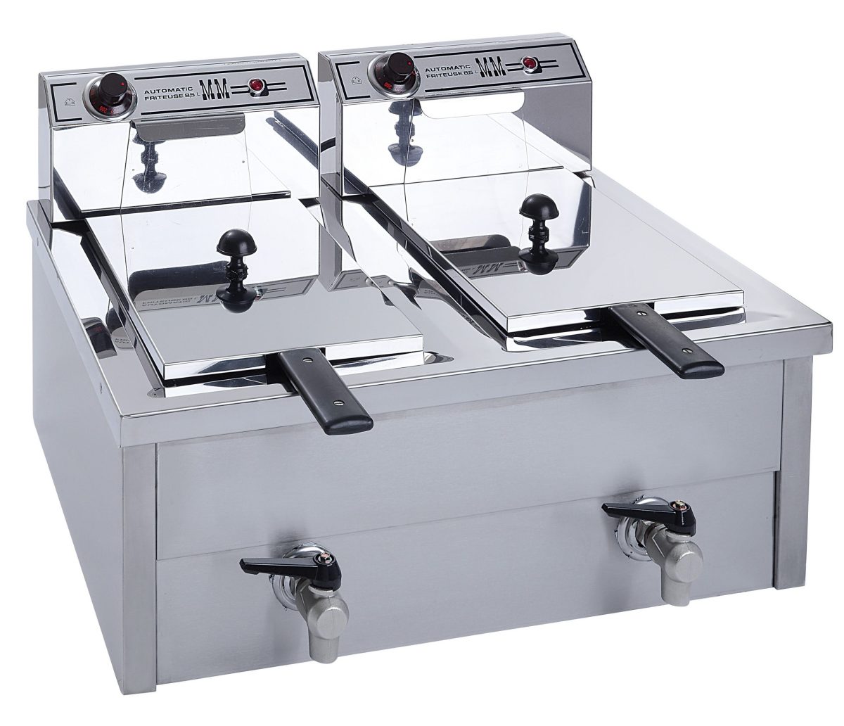 Φριτέζα Επαγγελματική Διπλή 8+8 LT 2Χ3800W FR00330 ΚΩΔ2780 - Image 2