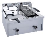 Φριτέζα Επαγγελματική Διπλή 8+8 LT 2Χ3800W FR00330 ΚΩΔ2780