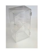 Βιτρίνα για χωνάκια από Plexiglass διαφανές τεσσάρων θέσεων & έξι θέσεων με πορτάκι.ΚΩΔ.2507