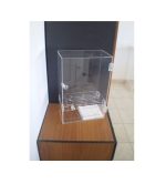 Βιτρίνα για χωνάκια από Plexiglass διαφανές τεσσάρων θέσεων & έξι θέσεων με πορτάκι.ΚΩΔ.2507 - Image 2