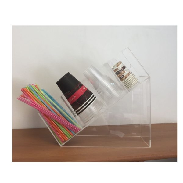 Θήκη για Καλαμάκια & Ποτήρια από PLEXIGLASS D-4Α/ΚΩΔ.2657