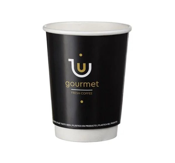 Ποτήρι χάρτινο, διπλότοιχο Gοurmet 14oz 20πακΧ25τεμάχια.ΚΩΔ.2491