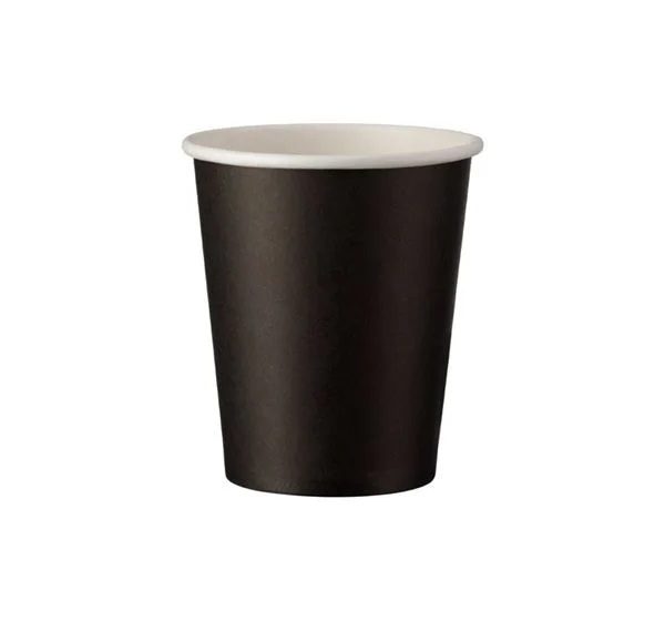 Ποτήρι χάρτινο μονότοιχο 8oz μαυρο 20πακΧ50τεμάχια.ΚΩΔ.2494