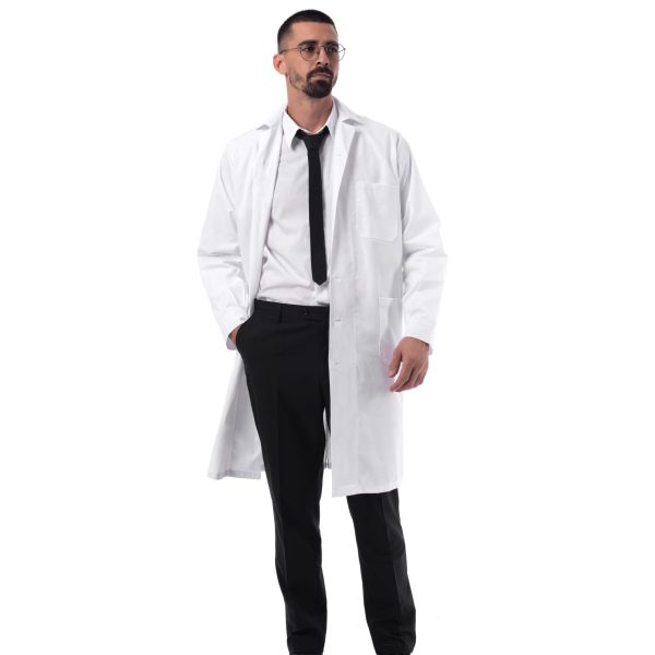 Ρόμπα ιατρικη ανδρική, με τσέπη στο στήθος και δύο τσέπες αριστερά δεξιά. 531-1 ΚΩΔ.2400