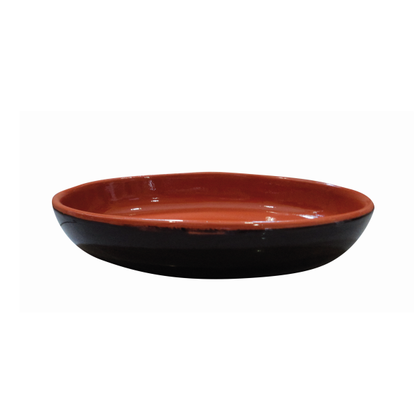 Σκεύος πυρίμαχο οβάλ Ø24x17x5hcm. 23-50-032 ΚΩΔ.2862