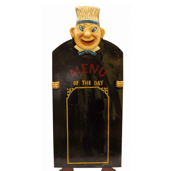 Τιμοκατάλογος ξύλινος με σταντ 38x95hcm "MENU OF THE DAY" 23-17-569 ΚΩΔ.2619