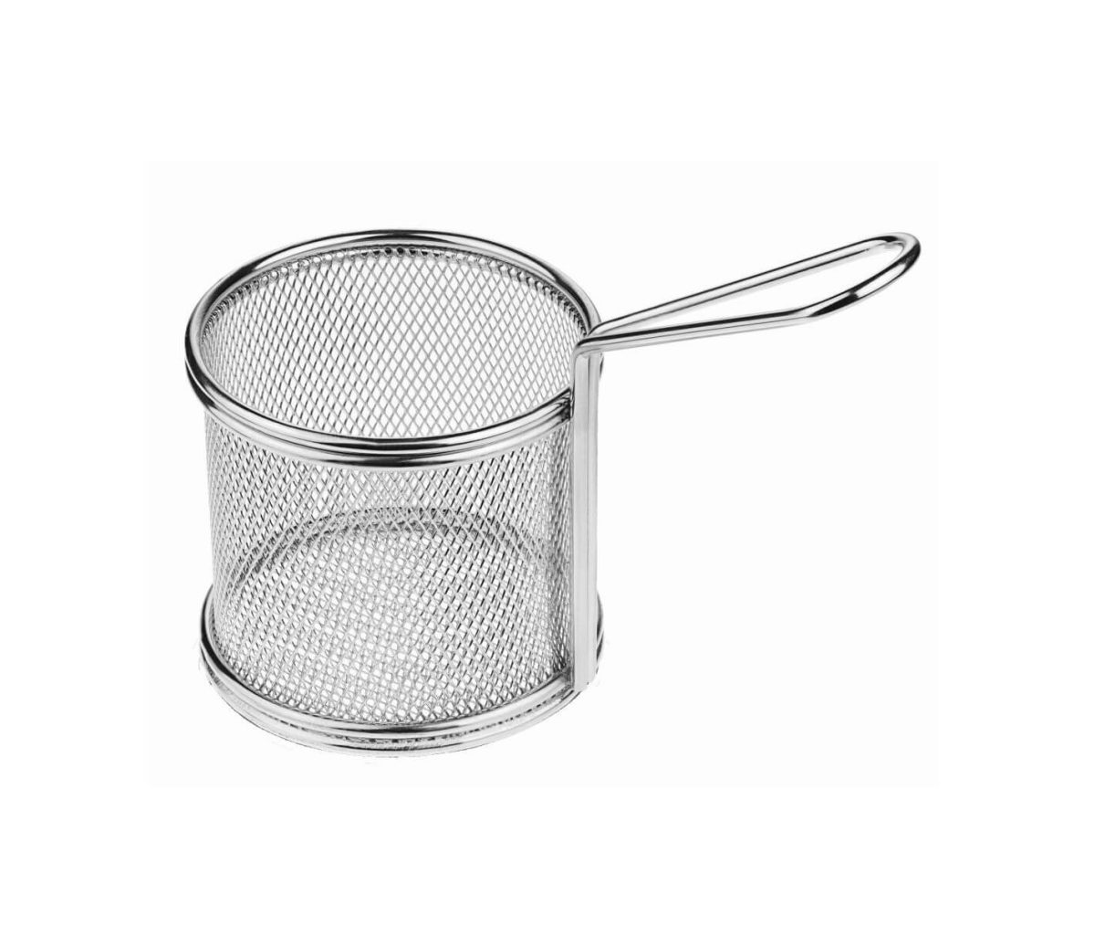 Φριτούρα σερβιρίσματος INOX στρόγγυλη Ø9x8,5hcm. 24-05-112/ΚΩΔ.2843 - Image 2