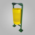 Επίστυλος απορριμματοδέκτης 35Lt x 1 κάδος, εξωτερικού χώρου ΚΩΔ.2830 - Image 6