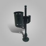Επίστυλος απορριμματοδέκτης 35Lt x 1 κάδος, εξωτερικού χώρου ΚΩΔ.2830 - Image 9