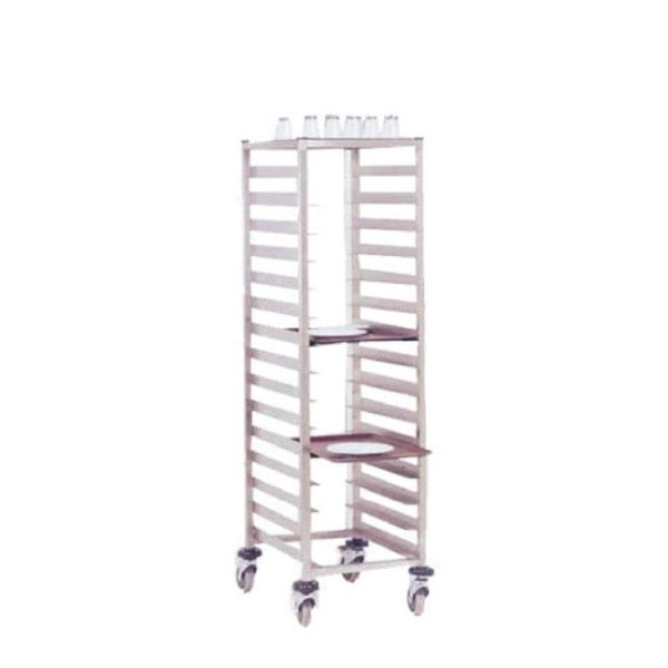 Τρόλει δίσκου 53Χ37cm 15 θέσεων 57Χ43Χ160cm ΚΩΔ.3576