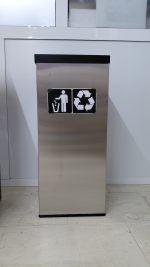 Κάδος ανακύκλωσης βαρεως τυπου μεταλλικός Mαυρος η γκρι η inox 70L & 80L  Κ5510/ΚΩΔ.3234 - Image 4