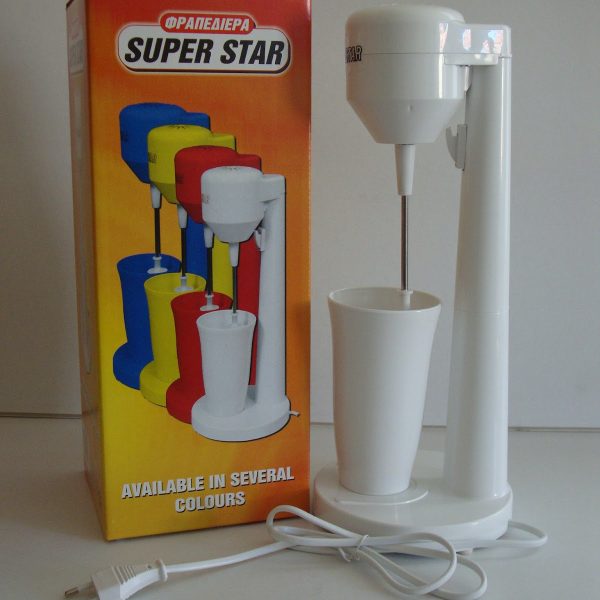 Μίξερ Φραπιέρα πλαστική SUPERSTAR 100 watt ΚΩΔ.1915