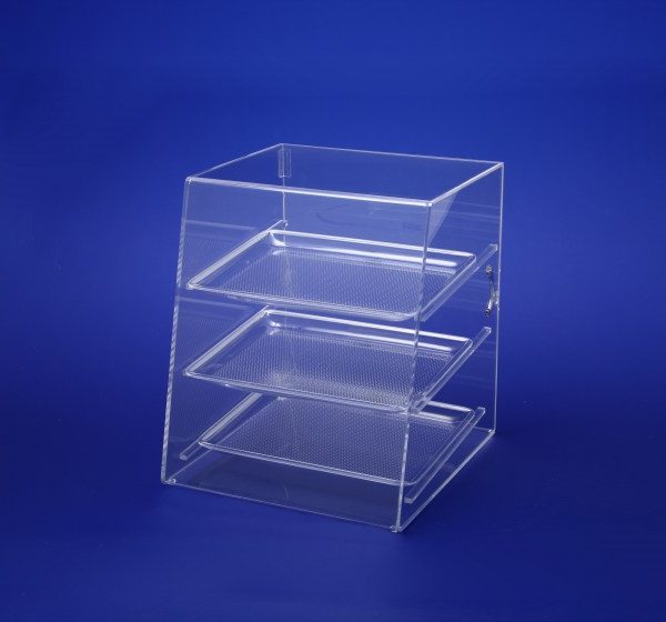 Βιτρίνα από Plexiglass τριών θέσεων για τρόφιμα. 5-250 ΚΩΔ.3232