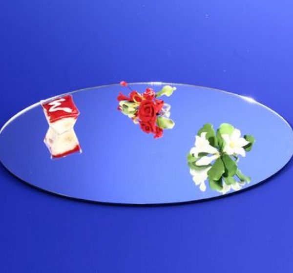 Δίσκος Οβάλ καθρέφτης από Plexiglass σε 5 διαστάσεις.18-310 Κωδ.3246