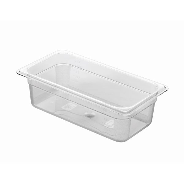 Δοχείο Μεταφορας αποθήκευσης τροφίμων GASTRONOM PC GN 1/3 polycarbonate διάφανη 23-45-227/ΚΩΔ.3561