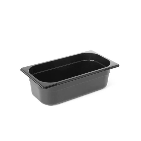 Δοχείο Μεταφορας αποθήκευσης τροφίμων GASTRONOM PC GN 1/3 polycarbonate μαύρη 23-45-130/Κωδ.3329