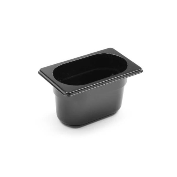 Δοχείο Μεταφορας αποθήκευσης τροφίμων GASTRONOM PC GN 1/9 polycarbonate μαύρη 23-45-143/ΚΩΔ.3294