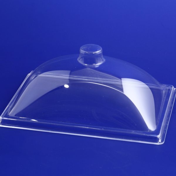 Καπάκι Παραλληλόγραμμο σφαιρικό από Plexiglass διαφανές 1-300 ΚΩΔ.3190