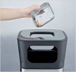Χαρτοσταχτοδοχείο ΙΝΟΧ 30L τετράγωνο ΚΩΔ.2353 - Image 2