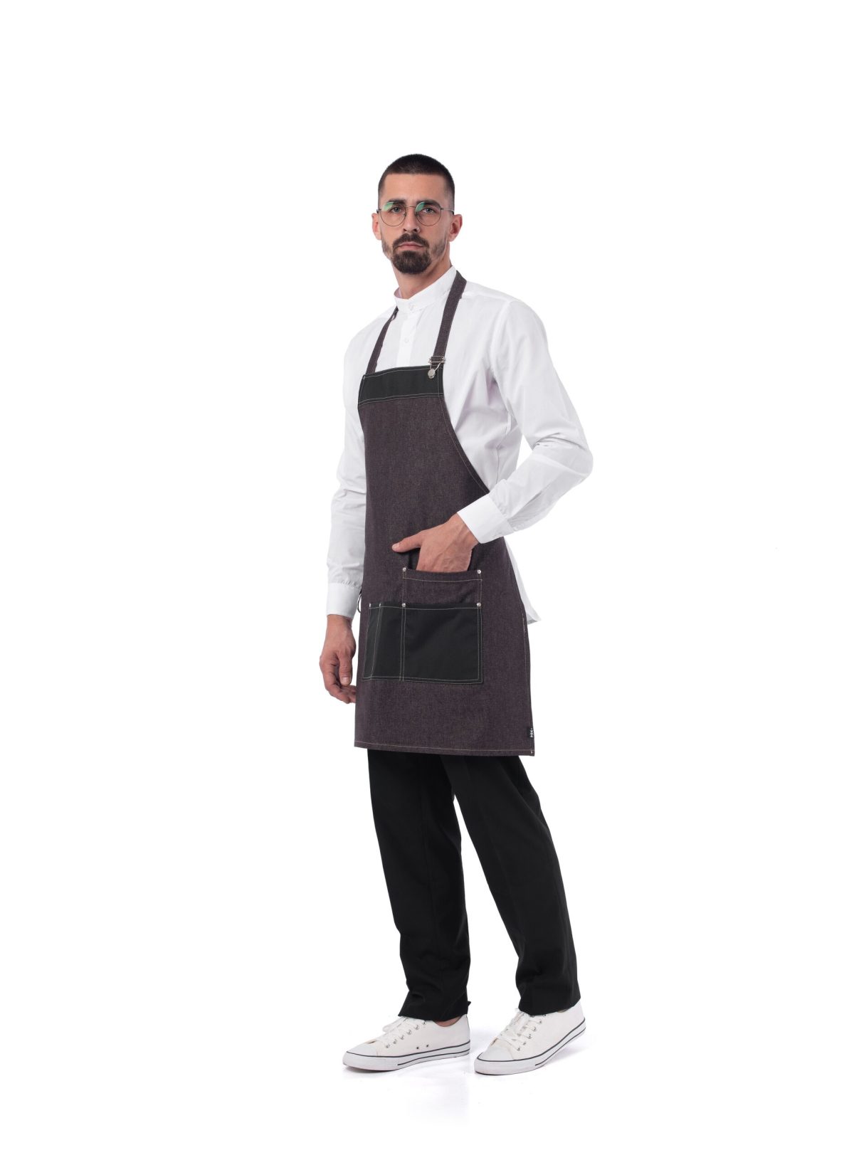 Ποδιά εργασίας λαιμου τζιν 67X76CM 333-1 Διαθέσιμη σε 5 χρώματα .Κωδ.2473 - Image 2
