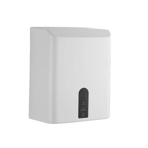 Στεγνωτήρας χεριών 12,5x21x26hcm 1200W μαύρος η λευκός με φωτοκύτταρο 23-48-002/Κωδ.3365