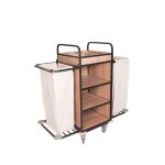 Τρόλεϊ καμαριέρας IDEAL SLIM με 2 σάκους. Κωδ.3419