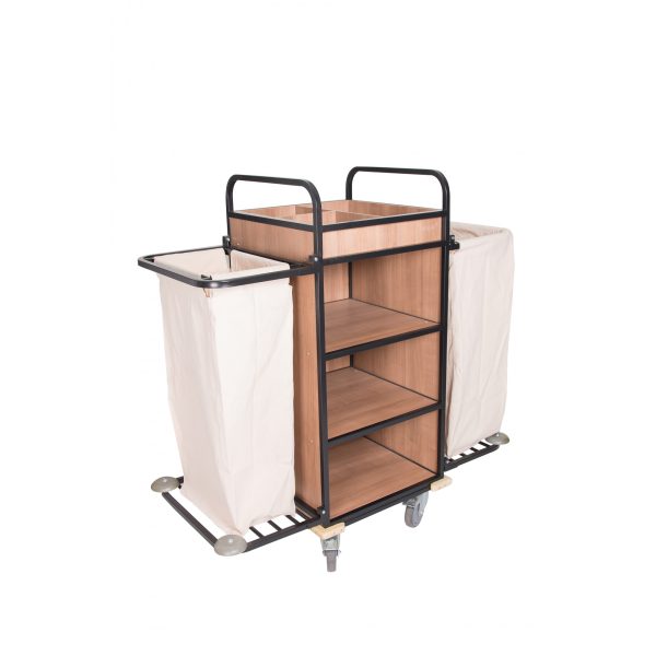 Τρόλεϊ καμαριέρας IDEAL SLIM με 2 σάκους. Κωδ.3419