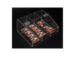 Καφεκούτι με τρεις θήκες από Plexiglass διαφανές σε 2 διαστάσεις. 870/Κωδ.3437